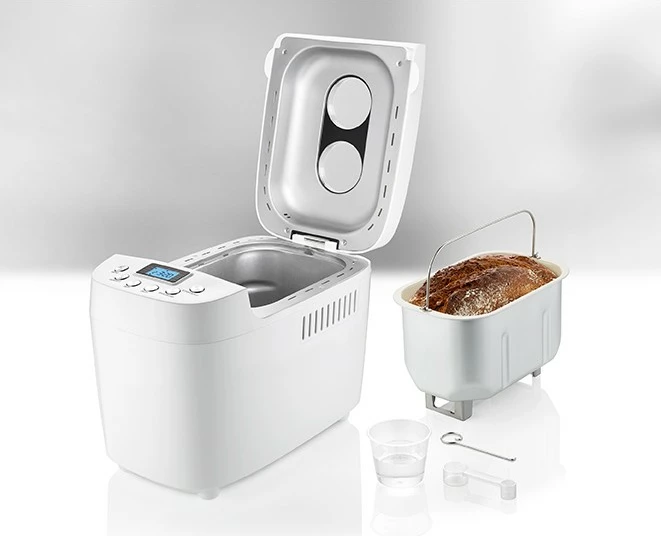 Pekač kruha UNOLD Backmeister Big, 1,5 kg, okno za pregled, tajmer, nastavljiva barva skorje, funkcija ohranjanja toplote, 850 W