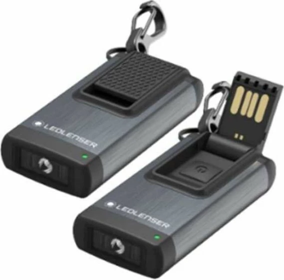 Svetilka za ključe Ledlenser K6R Safety 4GB, siva