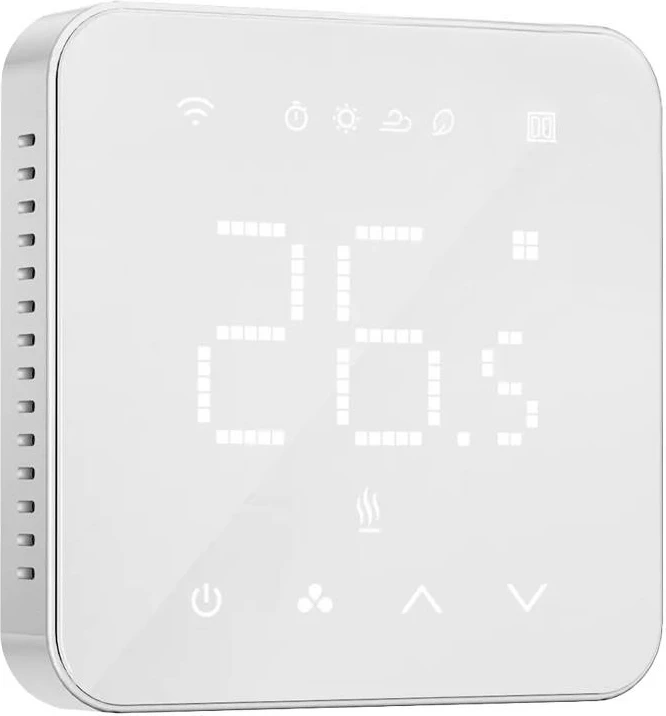 Pametni Wi‑Fi termostat Meross MTS200BHK, HomeKit, bel