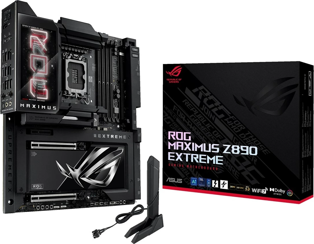 Matična plošča ASUS ROG MAXIMUS Z890 EXTREME, vtičnica LGA 1851, črna