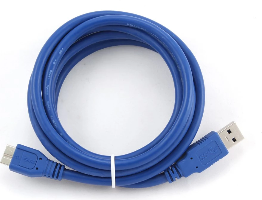 Kabel USB A - Micro USB B Gembird, USB 3.2, 0,5 m, moder