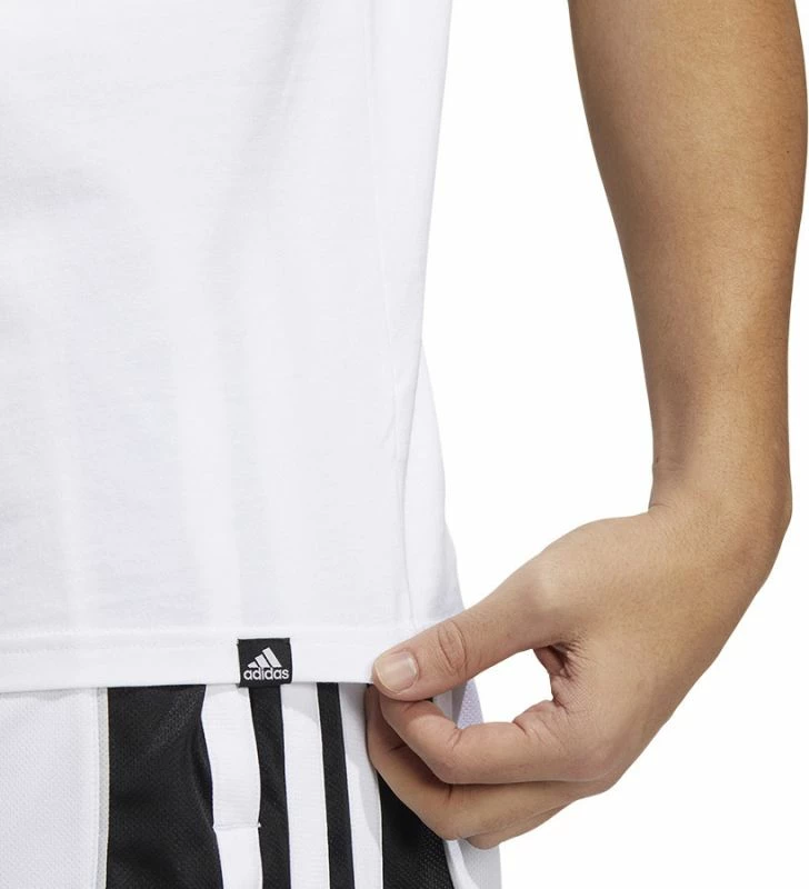 Majica za moške adidas, bela