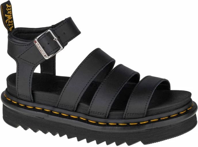 Sandali za ženske Dr. Martens, črni