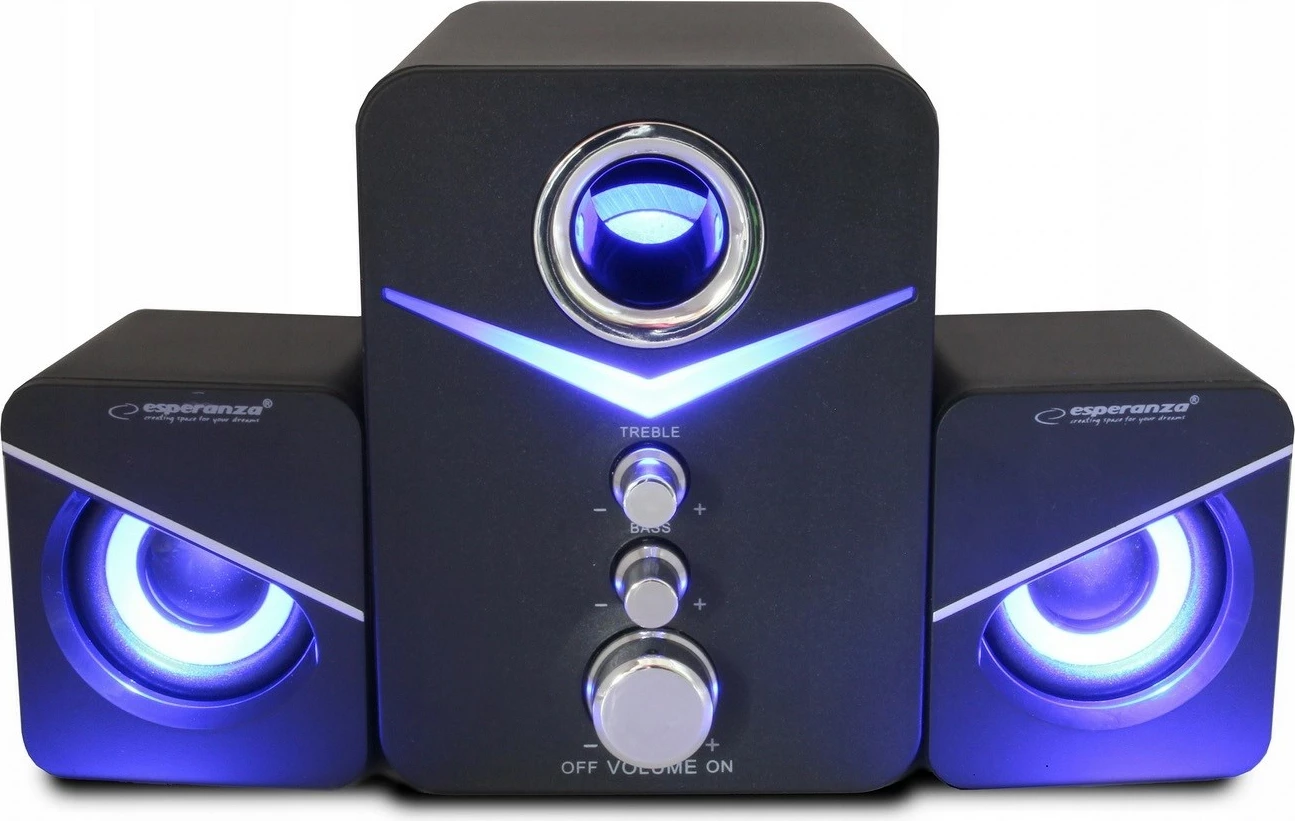 Zvočnik Esperanza EP153, 6 W, črn