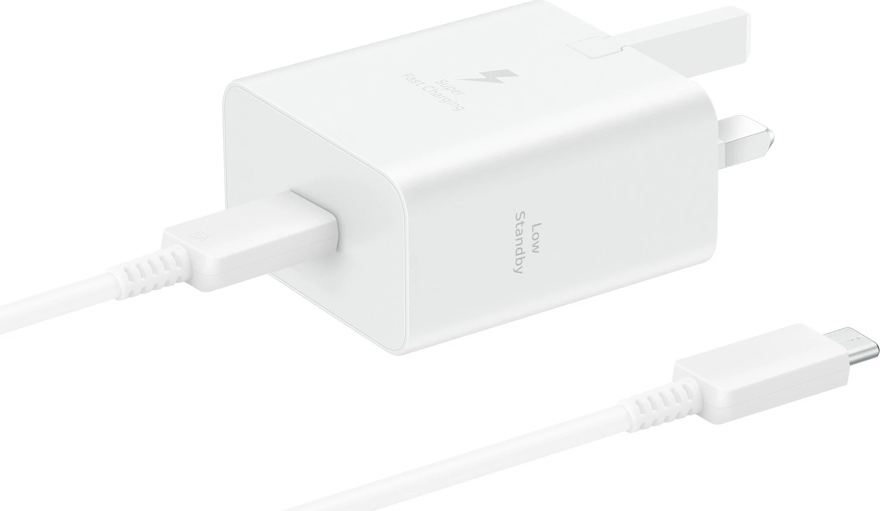 Hitri polnilec Samsung EP-T4511, 45W, s kablom 5A, bel