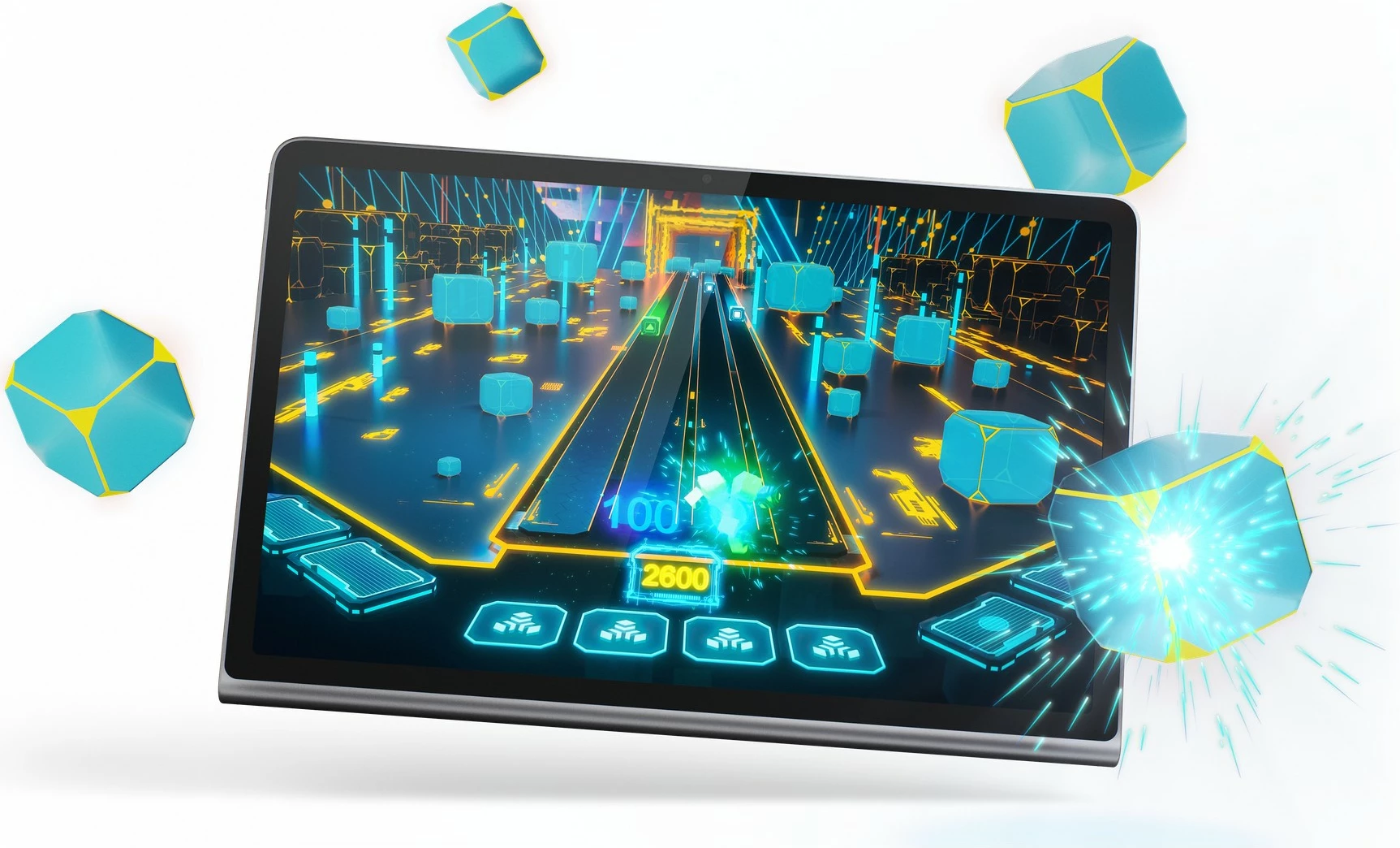 Tablica z velikim zaslonom, 8GB RAM, 128GB, luna grey — Lenovo Tab Plus, z ovitkom