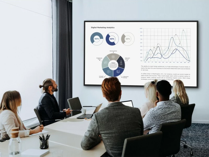 Velik zaslon Viewsonic CDE4330, 43 palcev, 4K Ultra HD, Android 11, Wi‑Fi, HDMI, USB‑C