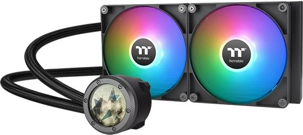 Vodeno hlajenje z vodnim blokom iz bakra Thermaltake TH280 V2 Ultra ARGB, 2x140mm