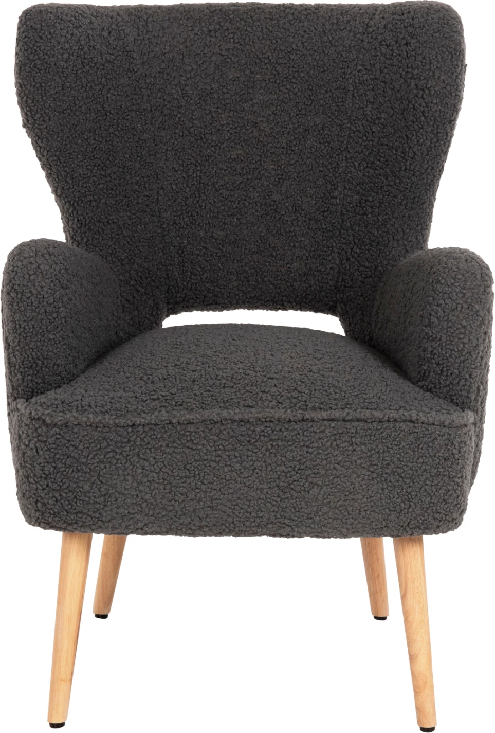 Fotelj MYLIE FH8394.21 iz sive boucle tkanine 66x75x93H cm