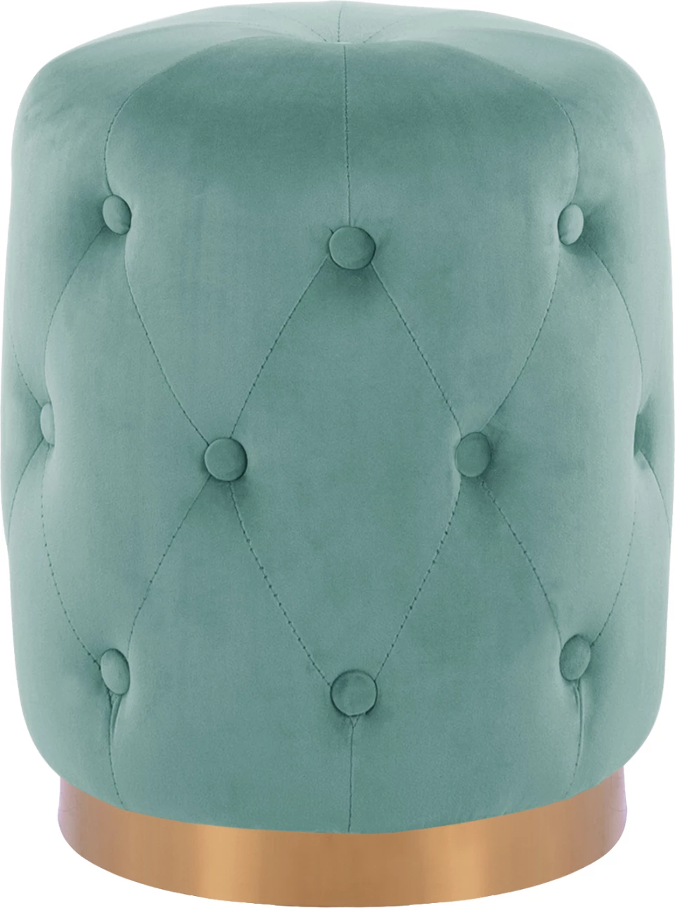 Okrogli stol TORRIE FH8405.07 pistacija zelena žamet-zlata osnova Φ37x46Ηcm