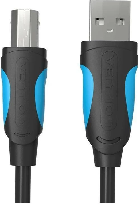 Kabel USB-A/USB-B Vention, 5 m, črno-modra