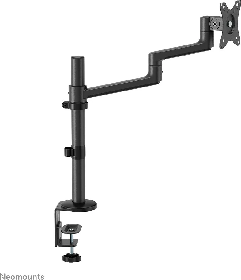 Nosilec za monitor 17–27", Neomounts DS60-425BL1, sponka/izrez, 8 kg, črn