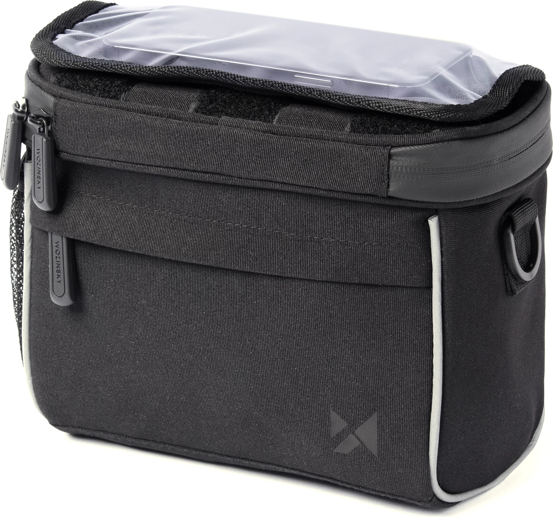 Torba za krmilo/ramenska torba za kolo Wozinsky WBHBB-01, 4 L, črna