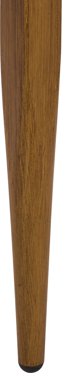 Aluminijasta miza bambus videza s steklom 100x58x46