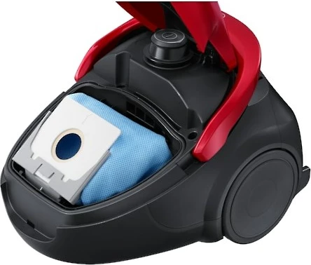Cilindrični sesalnik Samsung VC07M25E0WR/GE, 2,5 L, brez vrečke, 750 W, rdeč/črn