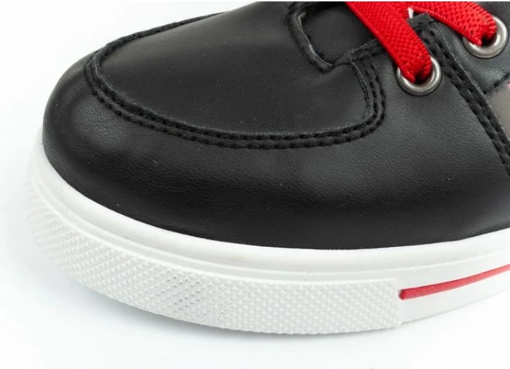 Zimski škornji za otroke Inny, črni in rdeči