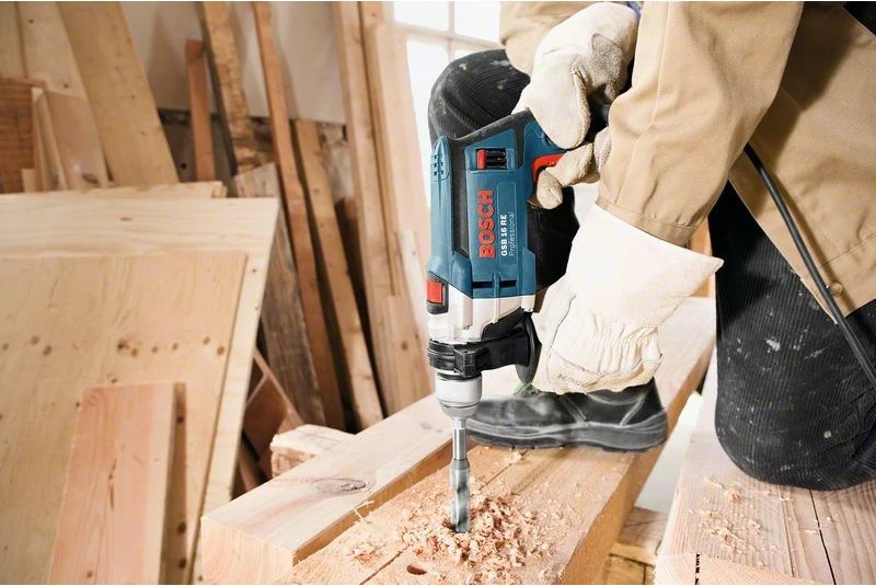 Električni vrtalnik Bosch GSB 16 RE Professional, 750 W, pištoljski ročaj, moder