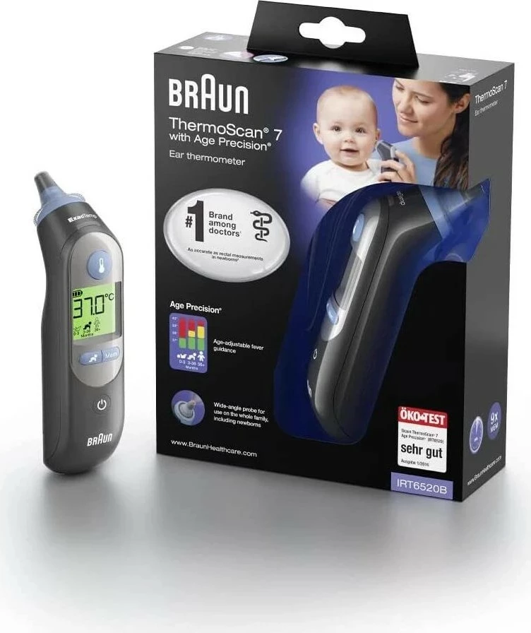 Infrardeči termometer za telo Braun ThermoScan 7 IRT6520B