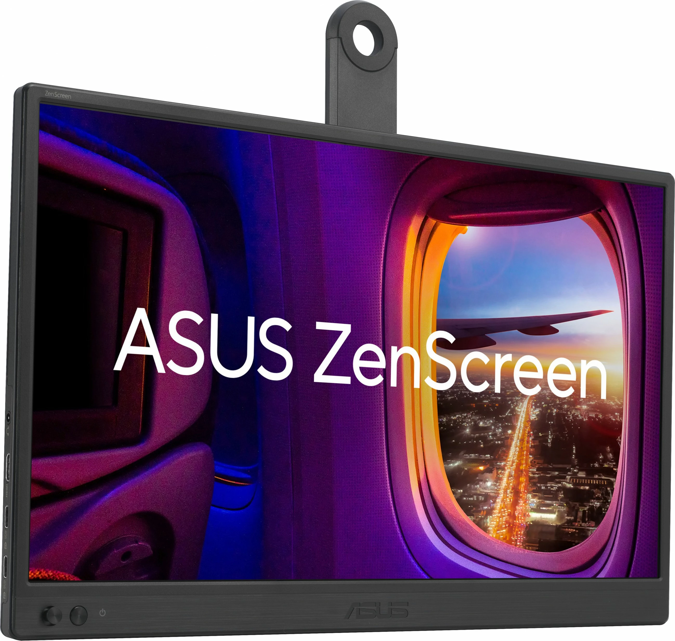 Prenosni monitor 15,6" Full HD ASUS ZenScreen MB169CK, LCD, črn