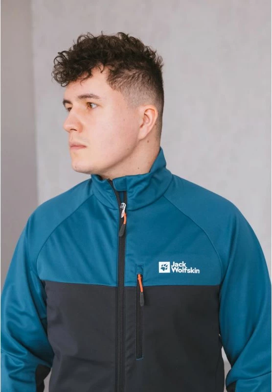 Jakna za moške Jack Wolfskin, črno-modra