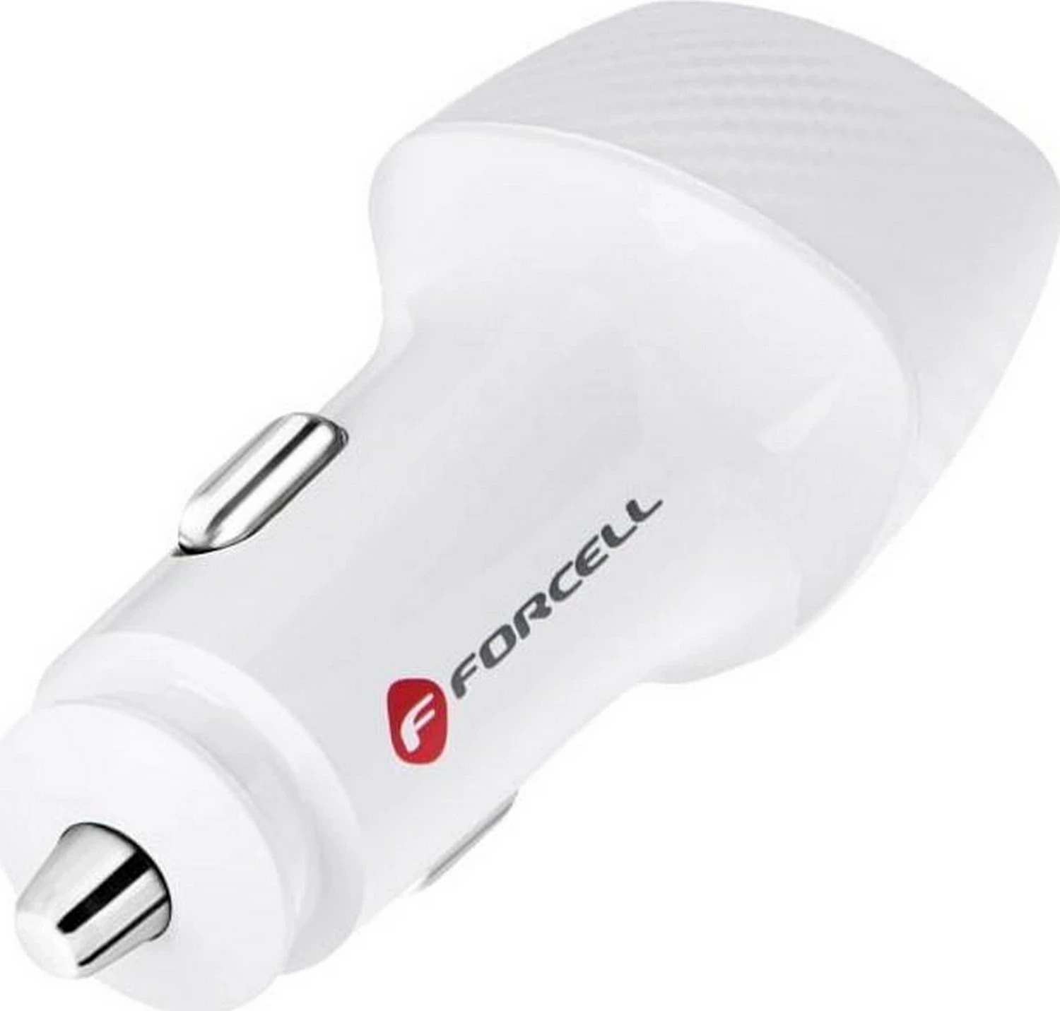 Karikator za avto, Forcell F-Energy Carbon CC50-1A1C, 38W, 1x USB-C, 1x USB-A, bel