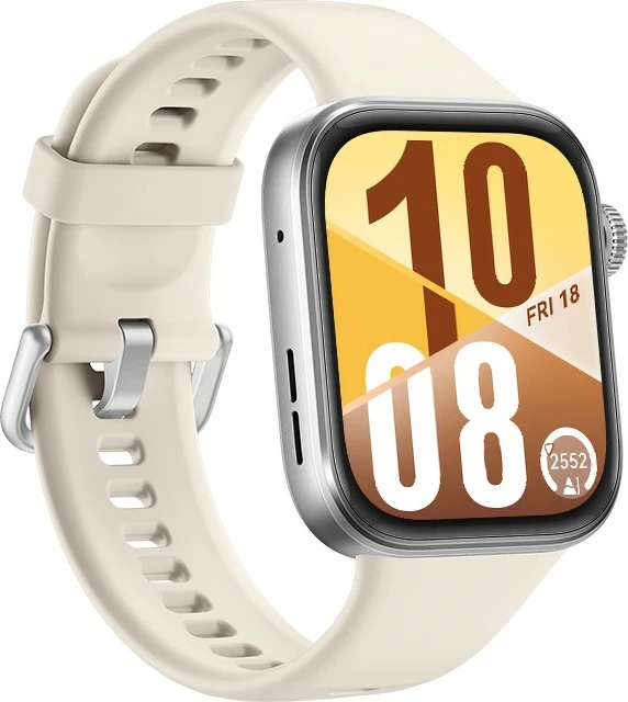 Pametna ura Huawei Watch Fit 4 Seiya-B19F, 1,82", 400 mAh, bel trak iz fluoroelastomera