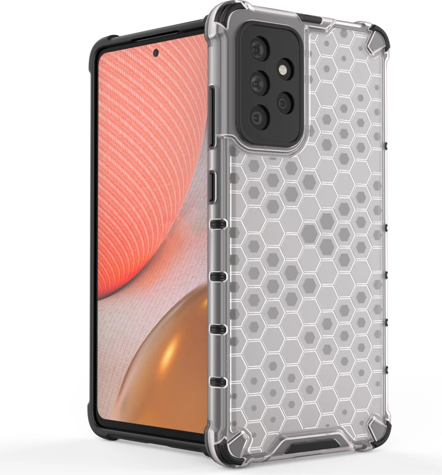Zaščitni ovitek Honeycomb Hurtel za Samsung Galaxy A72 4G, moder