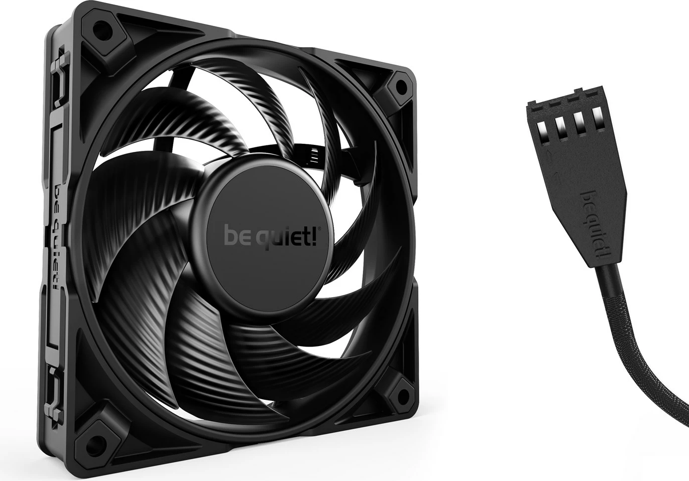 Ventilator za računalniško ohišje BE QUIET! Silent Wings Pro 4 BL098, 120 mm, črn