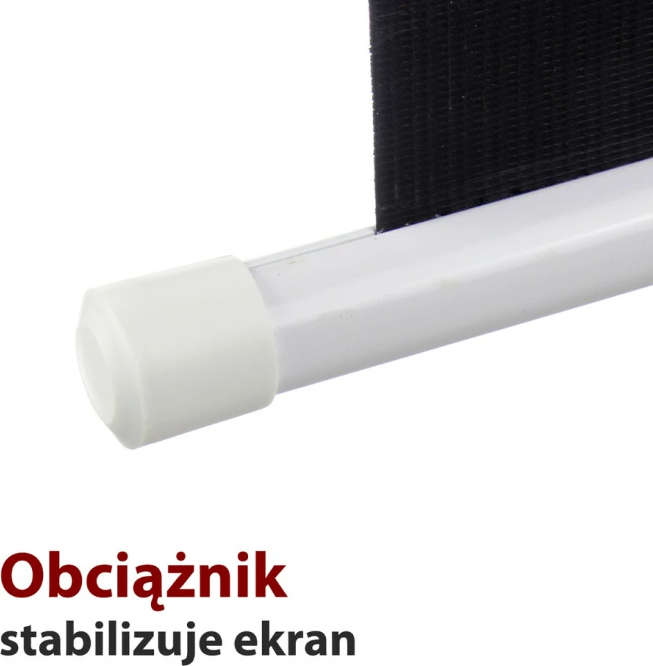 Projekcijski zaslon ART ER M96 1:1, 96", 244x244 cm, ročni, bel