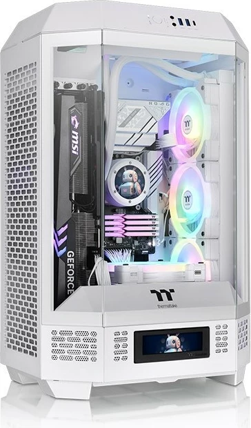 LCD zaslon 3,9 in Thermaltake, dodatek za ohišje, črn
