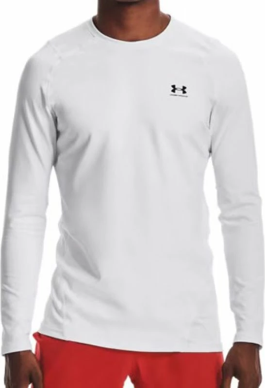 Dolga majica za moške Under Armour, bela