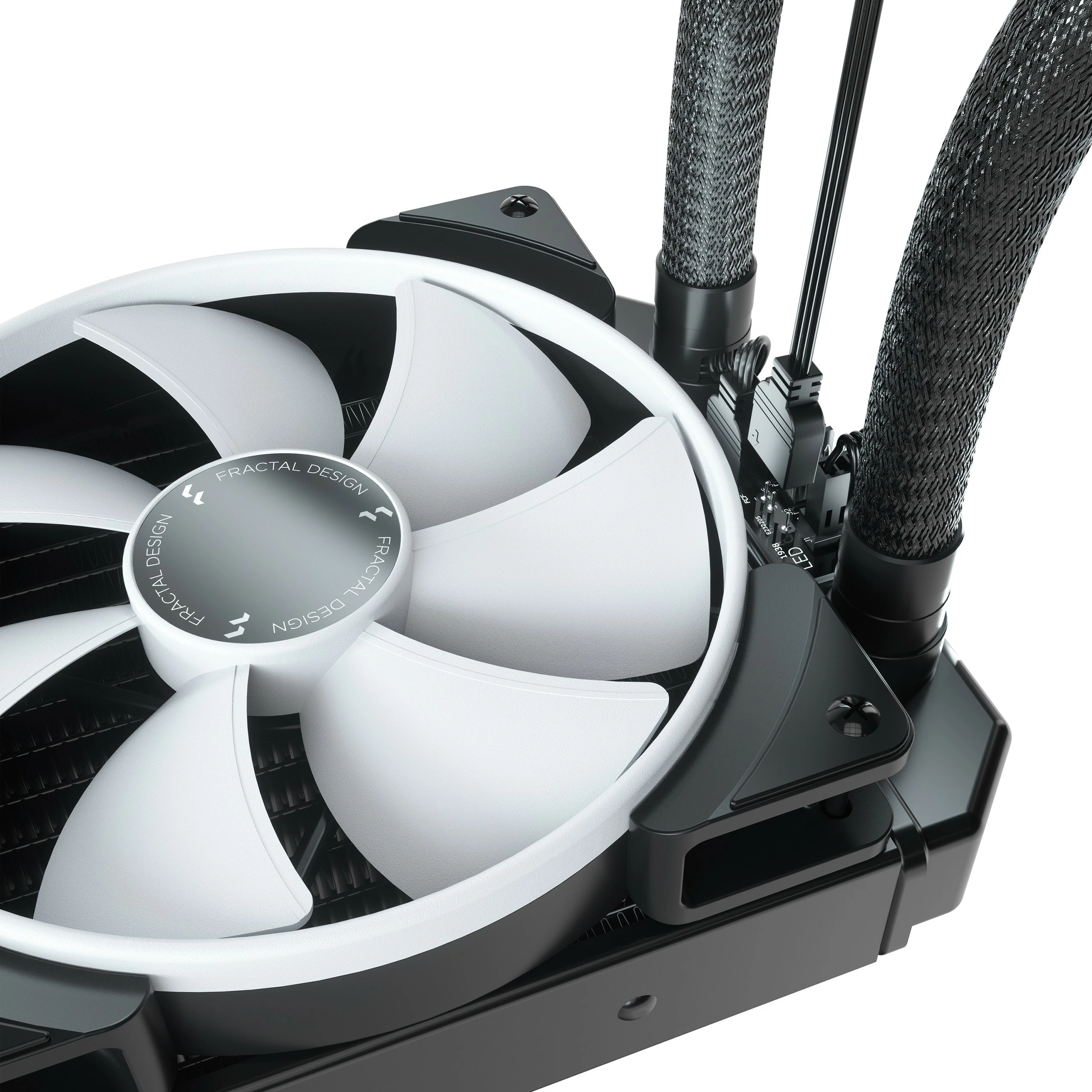 Vodeno hlajenje All-in-one, 280 mm, ARGB, 2 ventilatorja, črno/belo Fractal Design Celsius+ S28 Prisma