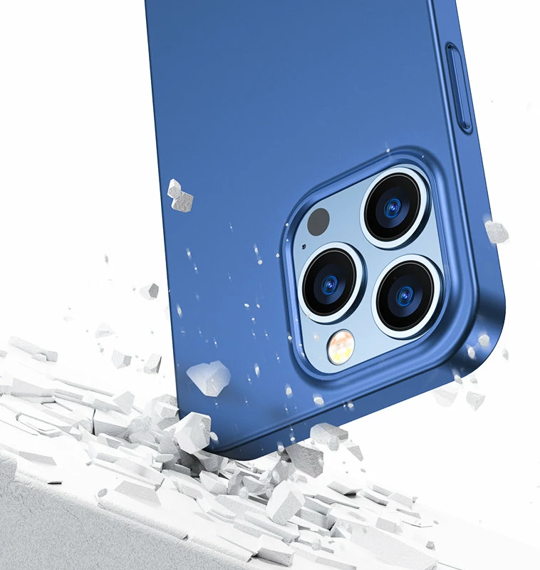Ovitek za telefon 360°, kaljeno steklo, moder za iPhone 13 Pro Max, Joyroom JR-BP928