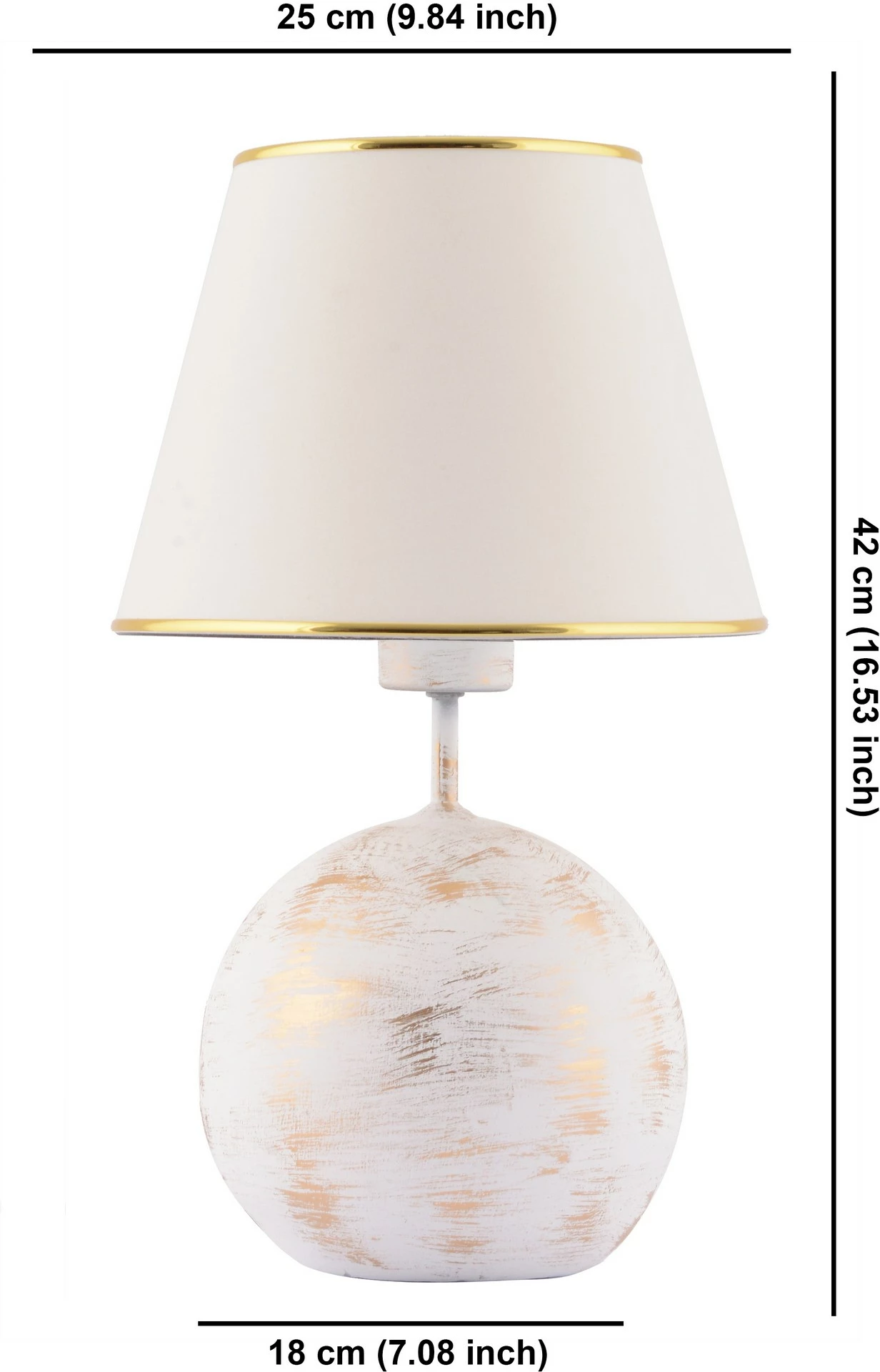 Namizna svetilka Balloon Opviq, bela