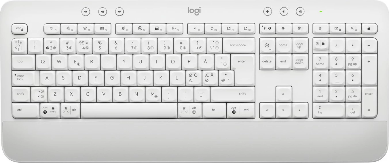 Set tipkovnice in miške Logitech Signature MK650 Combo for Business, brezžično, Bluetooth, QWERTY, belo