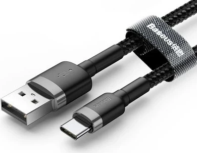 USB kabel Baseus CATKLF-UG1, 3 m, USB A na USB C, črn
