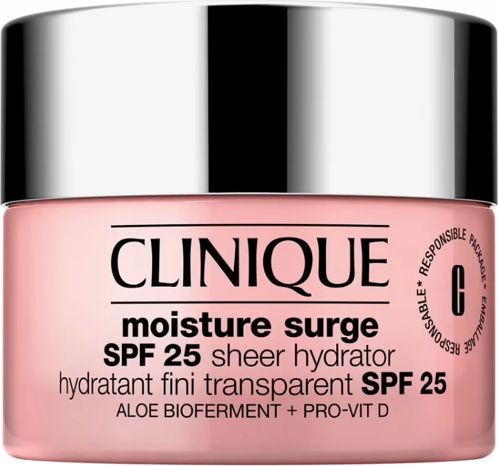 Hidratant za obraz Clinique Moisture Surge SPF25 Sheer Hydrator, 50 ml