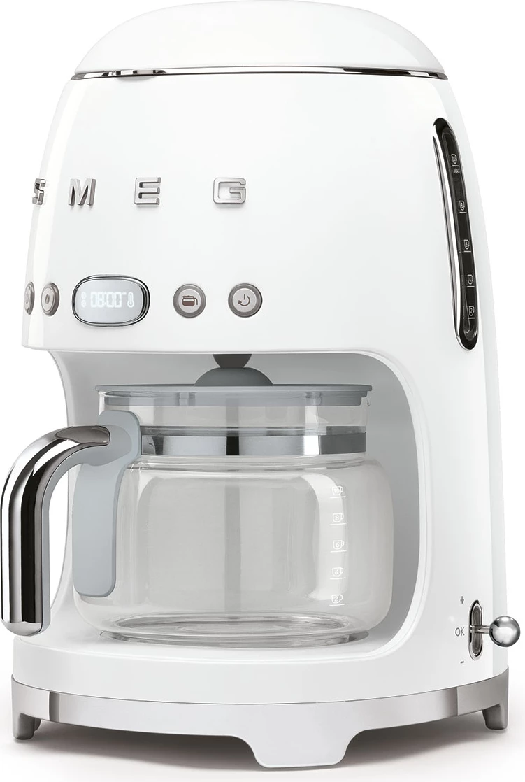 Kapljični aparat za kavo, Smeg DCF02WHEU, 1050 W, bel