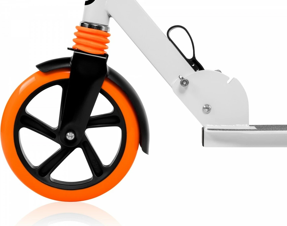 Trotinet za otroke in odrasle Lionelo Luca 51334, bel/oranžen