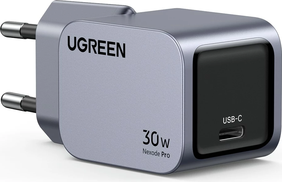 USB Type-C karikator, 30 W, Power Delivery 3.0 / Quick Charge 4, siva — Ugreen 35006