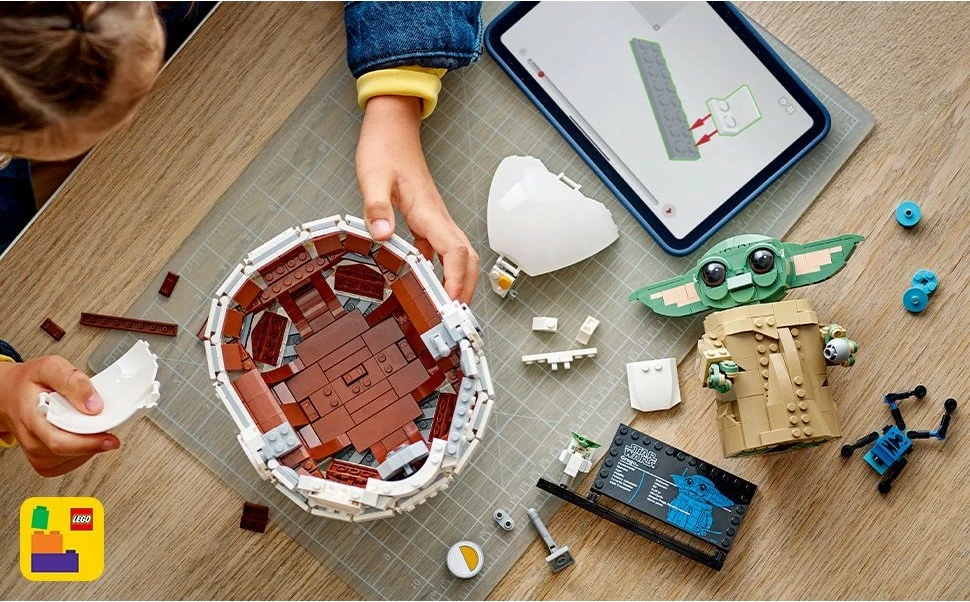 Komplet za sestavljanje Grogu LEGO Star Wars, večbarven