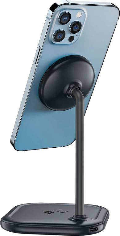 Brezžični polnilec Acefast E6, 15 W, MagSafe, za iPhone in AirPods, siv