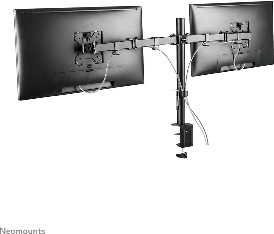 Krajša arm za dva monitorja Neomounts Newstar FPMA-D550DBLACK, 8 kg, 10"-32", črn