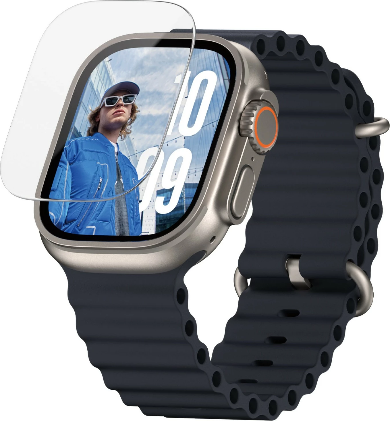 Zaščitno steklo za zaslon za Apple Watch Ultra 2 PanzerGlass, prozorno