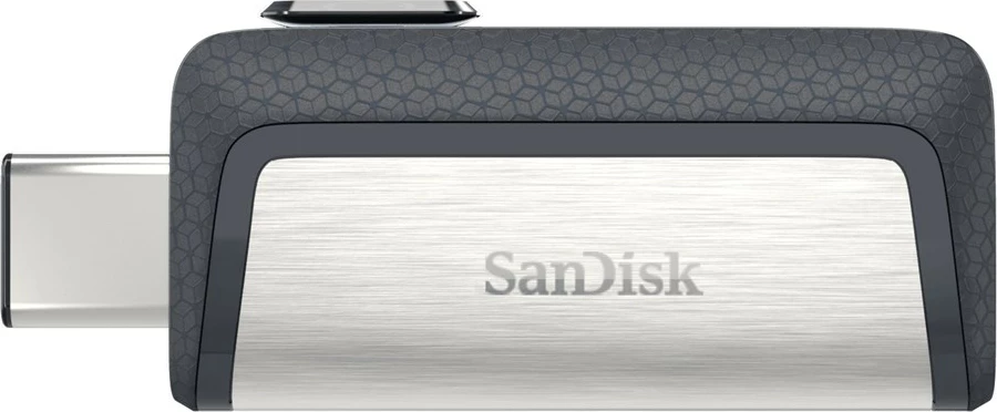 USB SanDisk Ultra Dual, 256 GB, sivo