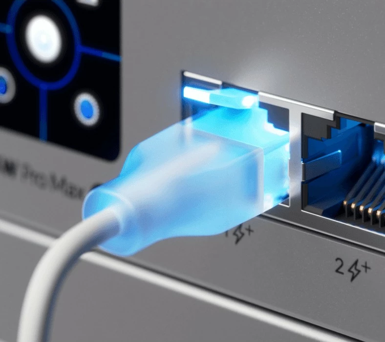 Patch kabel Cat6, 2,5 Gigabit Ethernet, 0,15 m, bel - Ubiquiti UACC-Cable-Patch-EL-0.15M-24