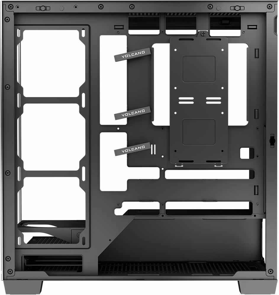 Računalniško ohišje MODECOM STELLAR NF ARGB 10, Midi Tower, ATX, kaljeno steklo, črn