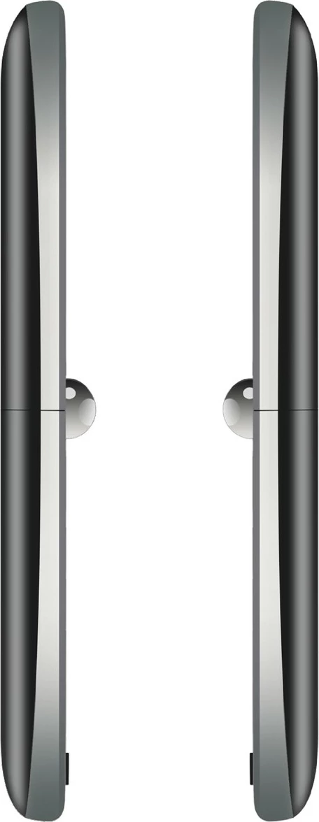 Preprost preklopni telefon Beafon Fold10, Clamshell, Single SIM, 5,59 cm (2,2"), 1000 mAh, črn, srebrn