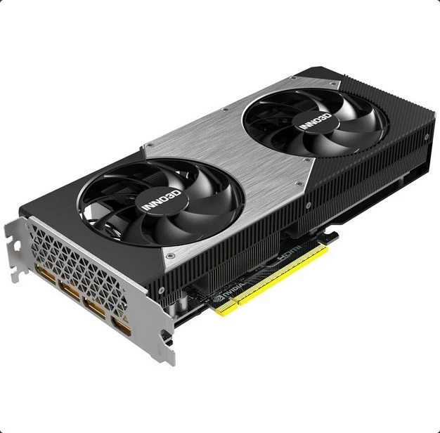 Grafična kartica INNO3D GeForce RTX 5060 Ti TWIN X2, 16 GB, siva