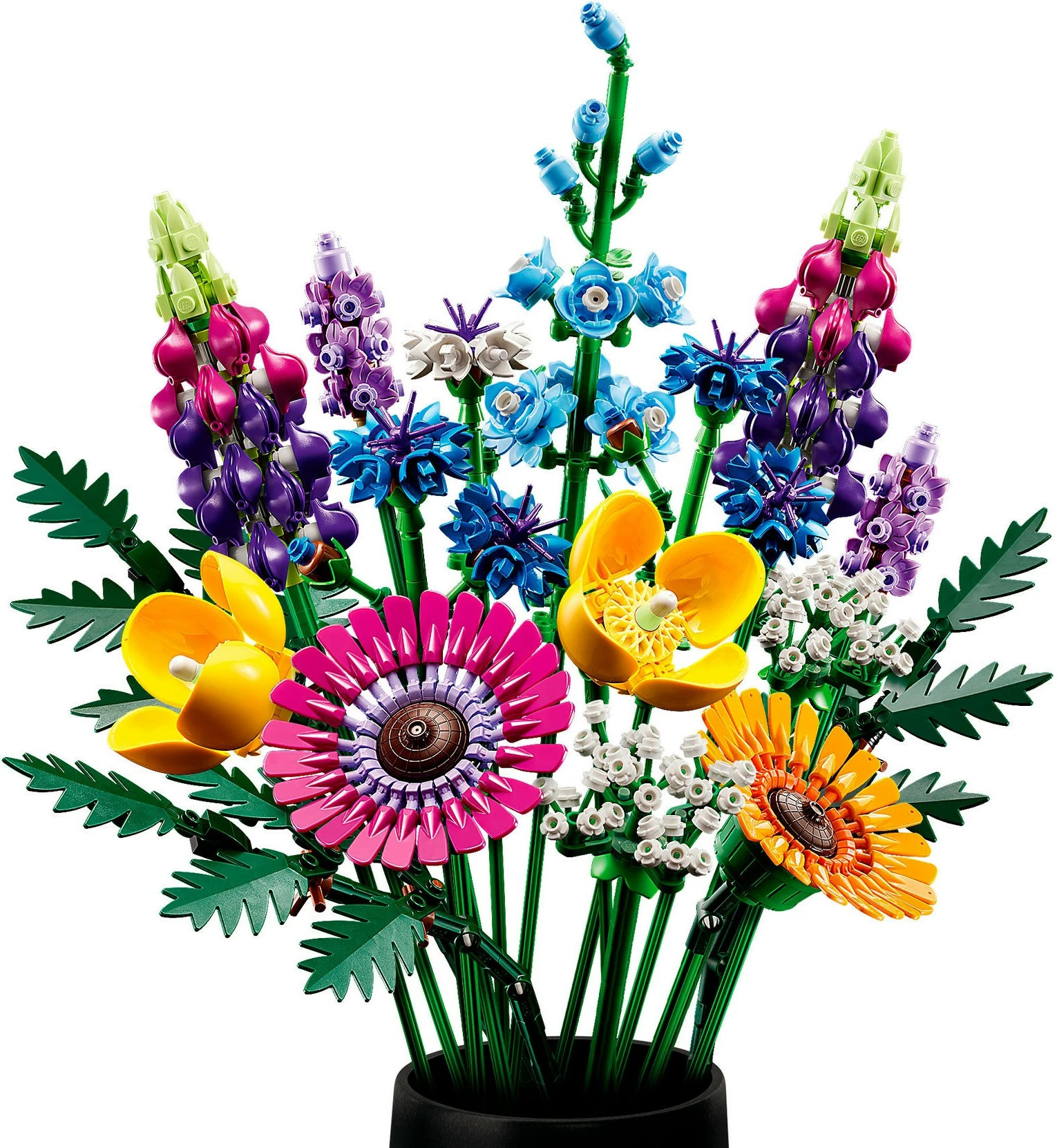 Cvetlična šopka LEGO ICONS Wildflower Bouquet, 939 kosov, večbarvno